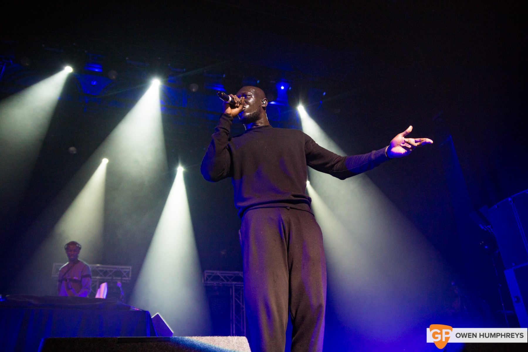 Stormzy at The Olympia Theatre. Photo by Owen Humphreys www.owenhumphreys.com