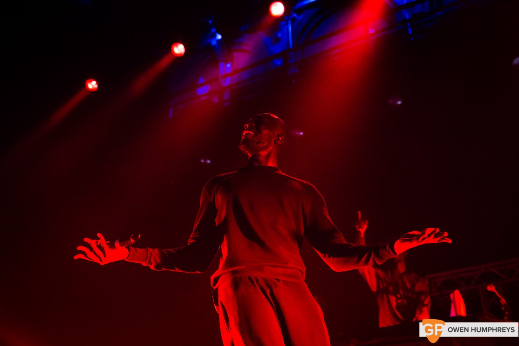 Stormzy at The Olympia Theatre. Photo by Owen Humphreys www.owenhumphreys.com