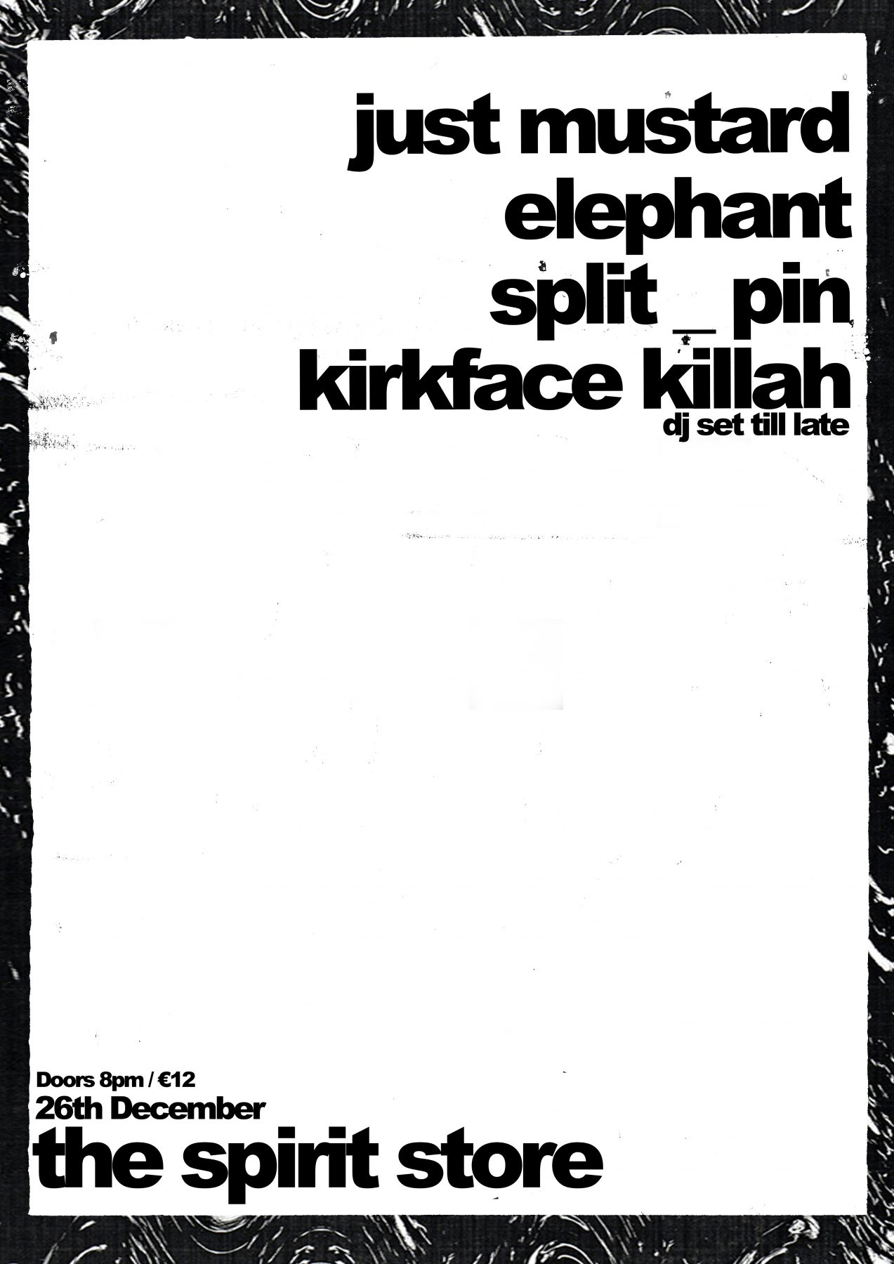 Just Mustard and Guests to Play Spirit Store, Dundalk News