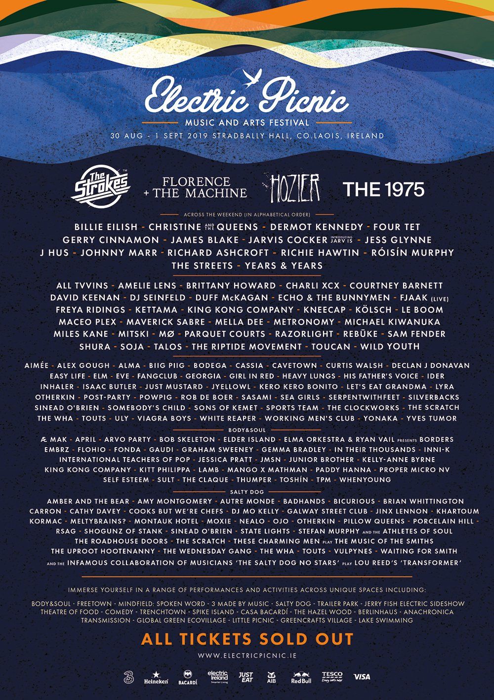 Electric Picnic 2019 Festival Lineup & Stage Times