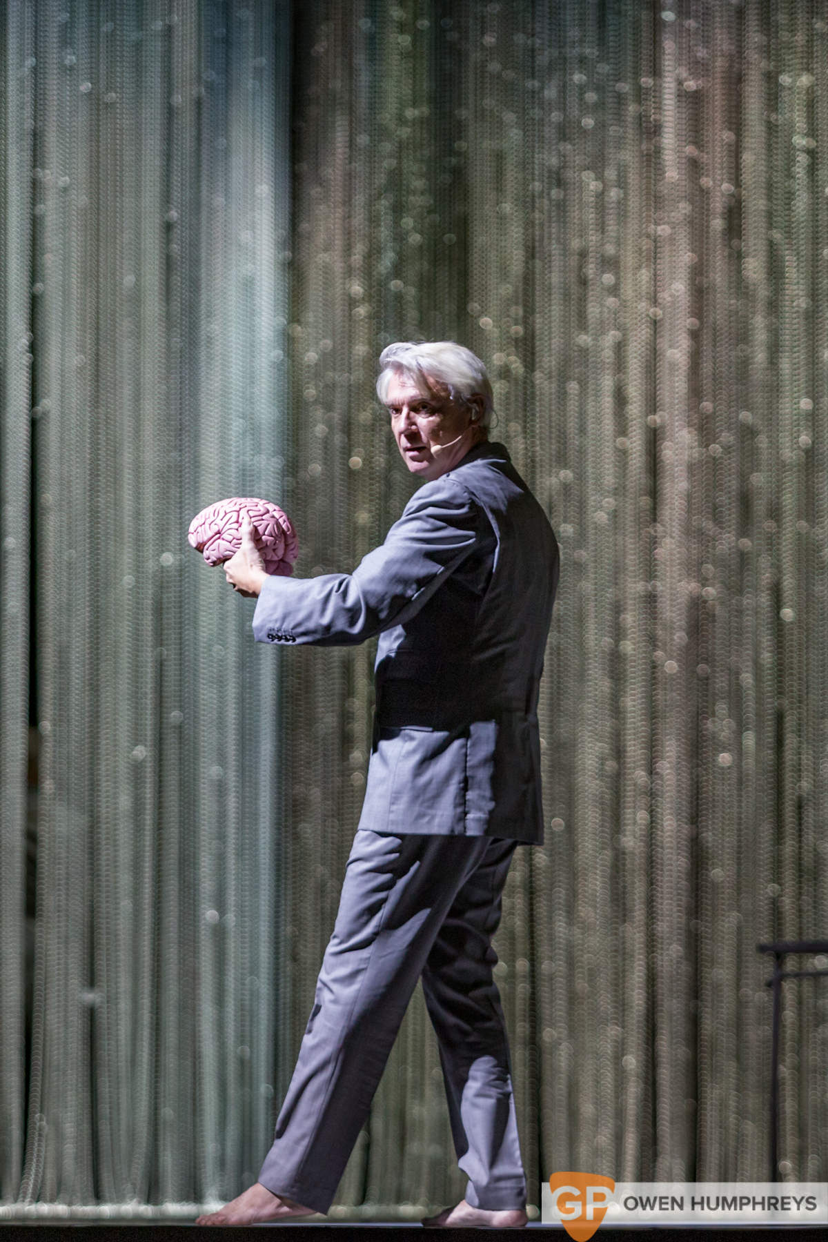 David Byrne at The 3Arena. Photo by Owen Humphreys www.owen.ie