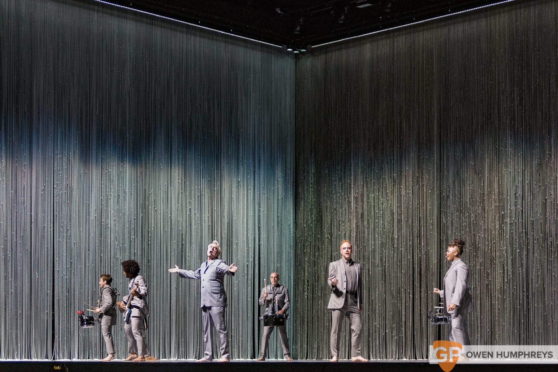 David Byrne at The 3Arena. Photo by Owen Humphreys www.owen.ie