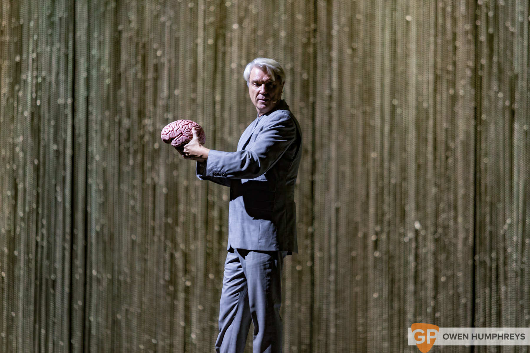 David Byrne at The 3Arena. Photo by Owen Humphreys www.owen.ie