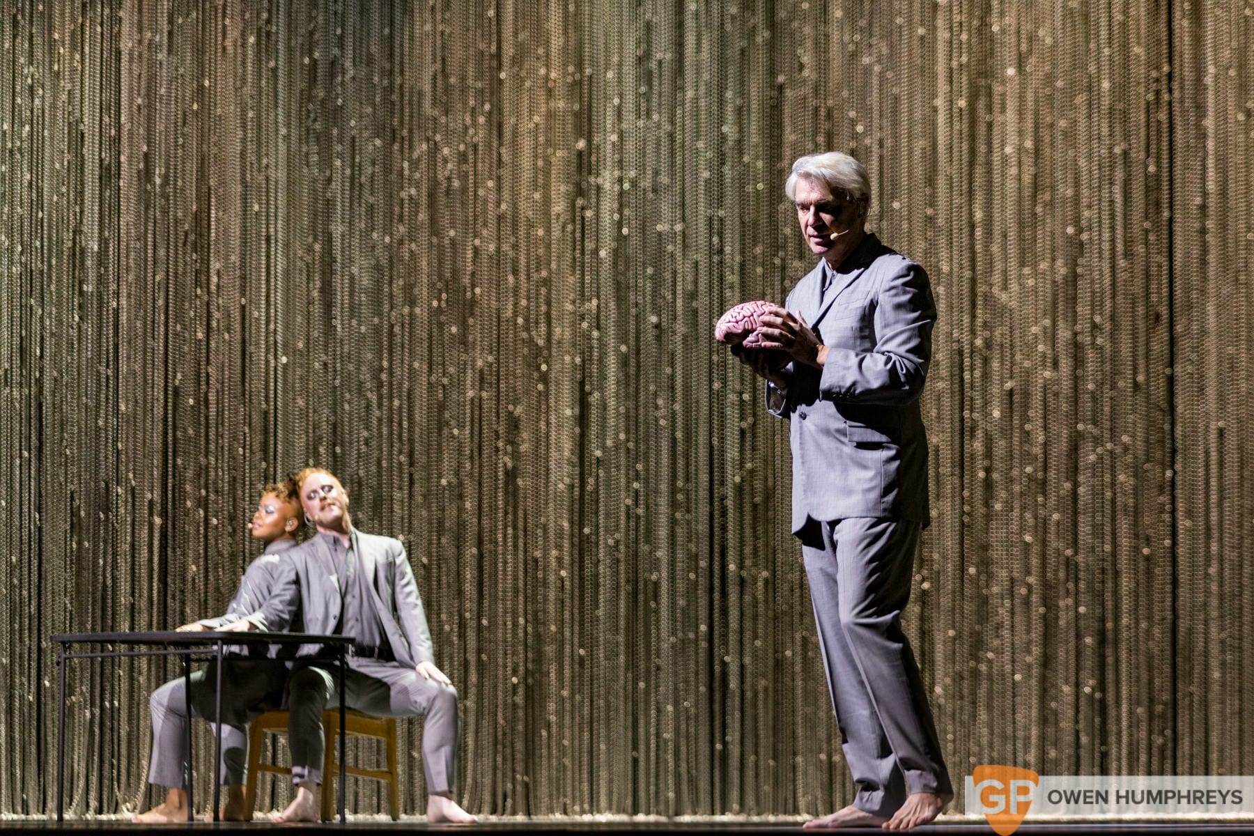 David Byrne at The 3Arena. Photo by Owen Humphreys www.owen.ie