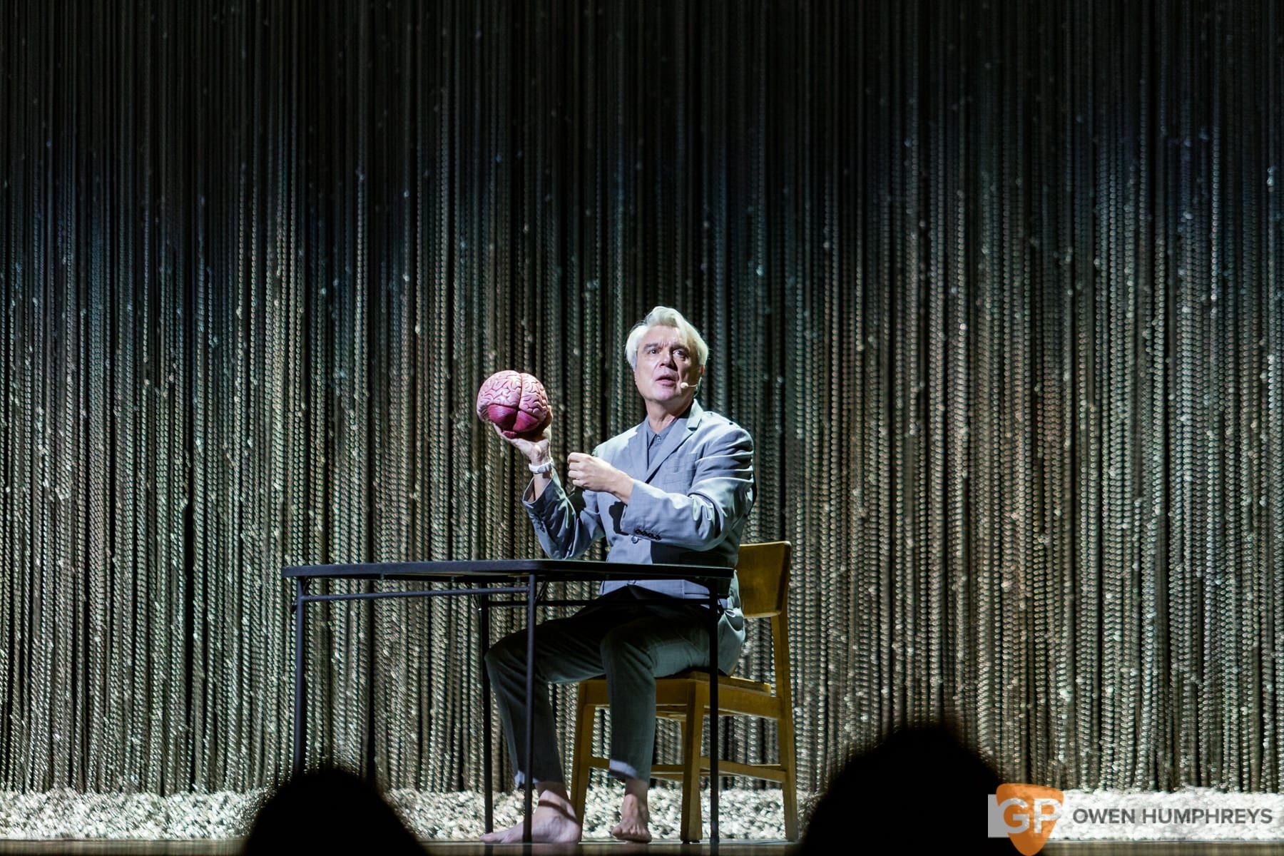 David Byrne at The 3Arena. Photo by Owen Humphreys www.owen.ie
