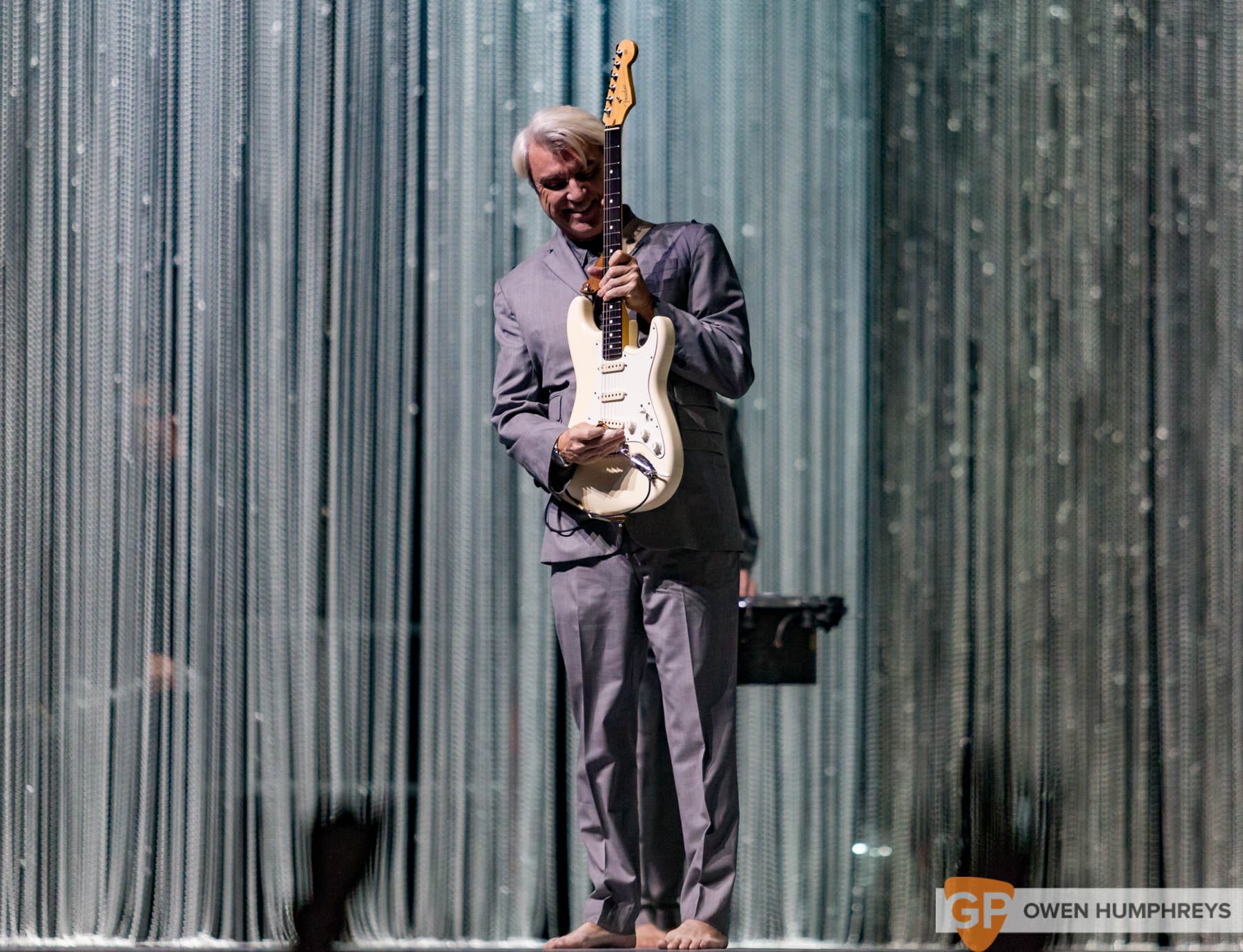 David Byrne at The 3Arena. Photo by Owen Humphreys www.owen.ie