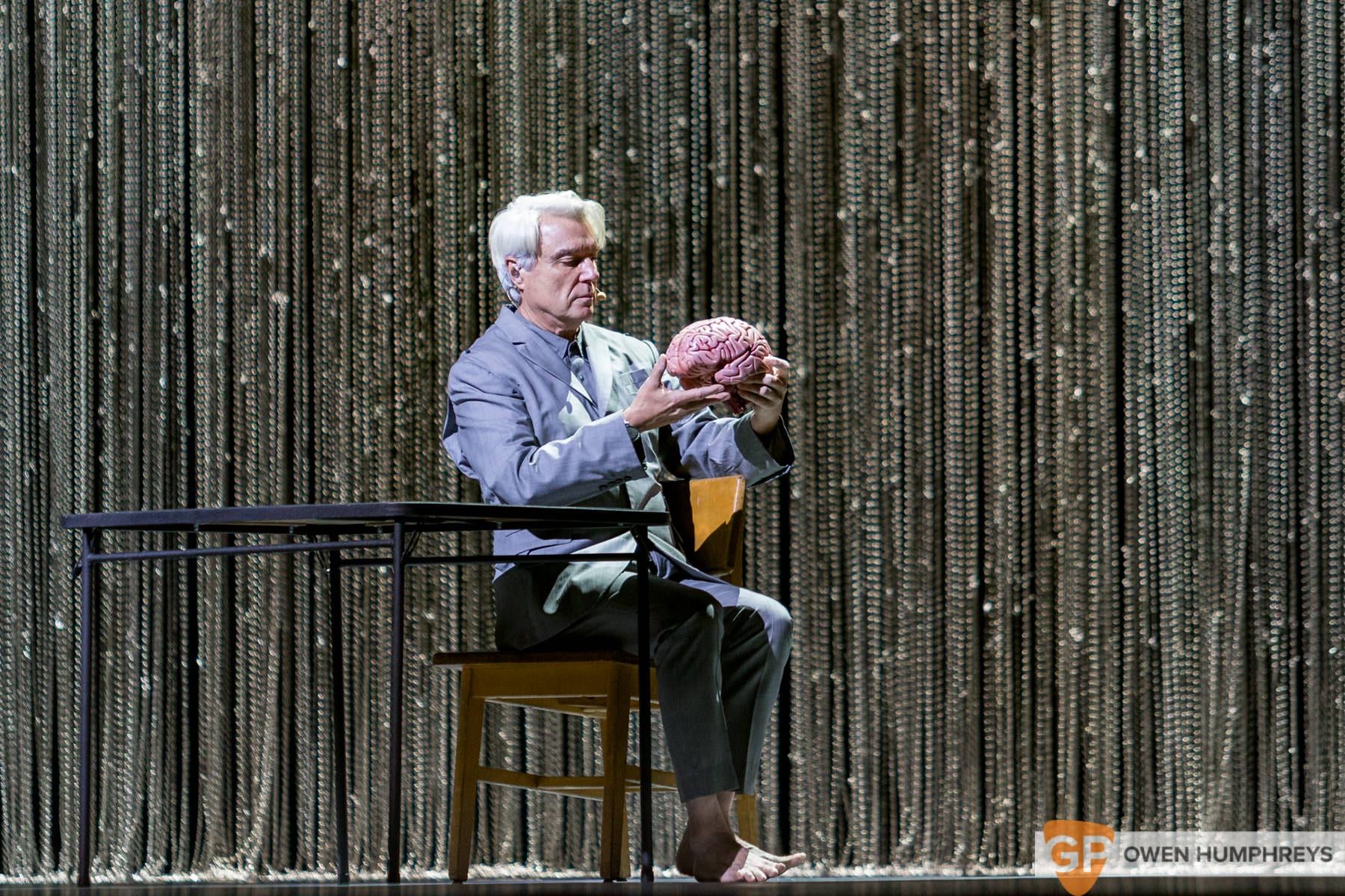 David Byrne at The 3Arena. Photo by Owen Humphreys www.owen.ie