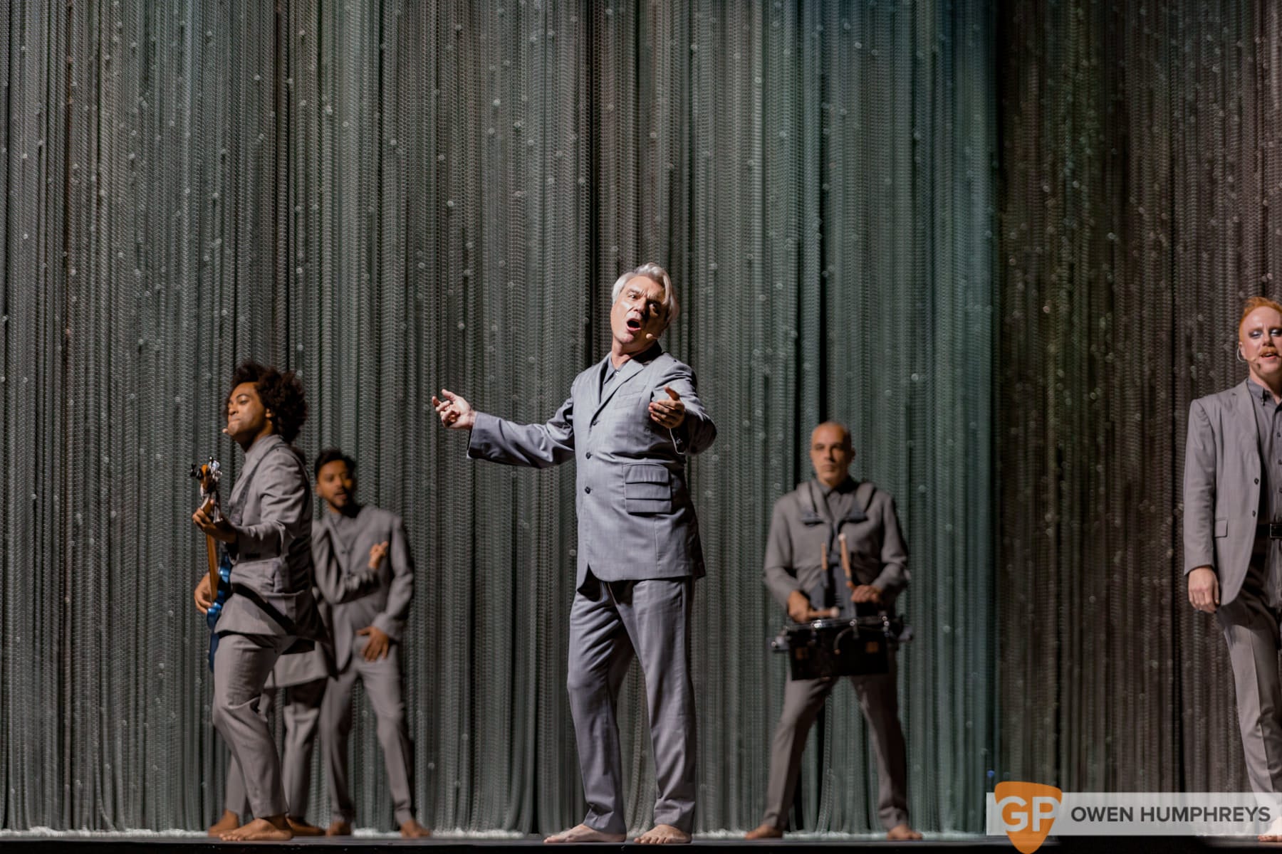 David Byrne at The 3Arena. Photo by Owen Humphreys www.owen.ie