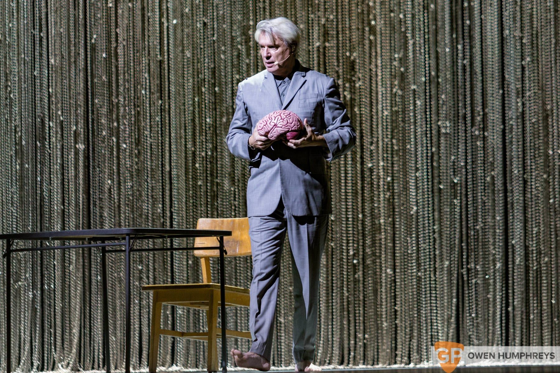 David Byrne at The 3Arena. Photo by Owen Humphreys www.owen.ie