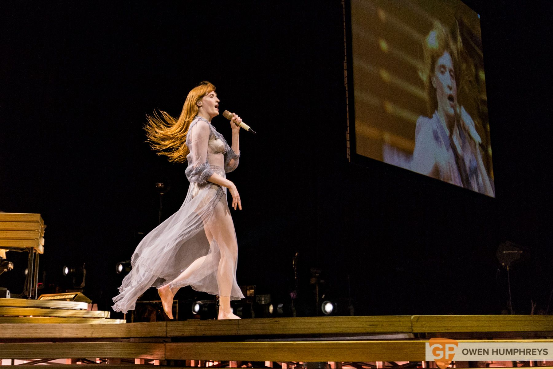 Florence + The Machine at the 3Arena. Photo by Owen Humphreys www.owen.ie