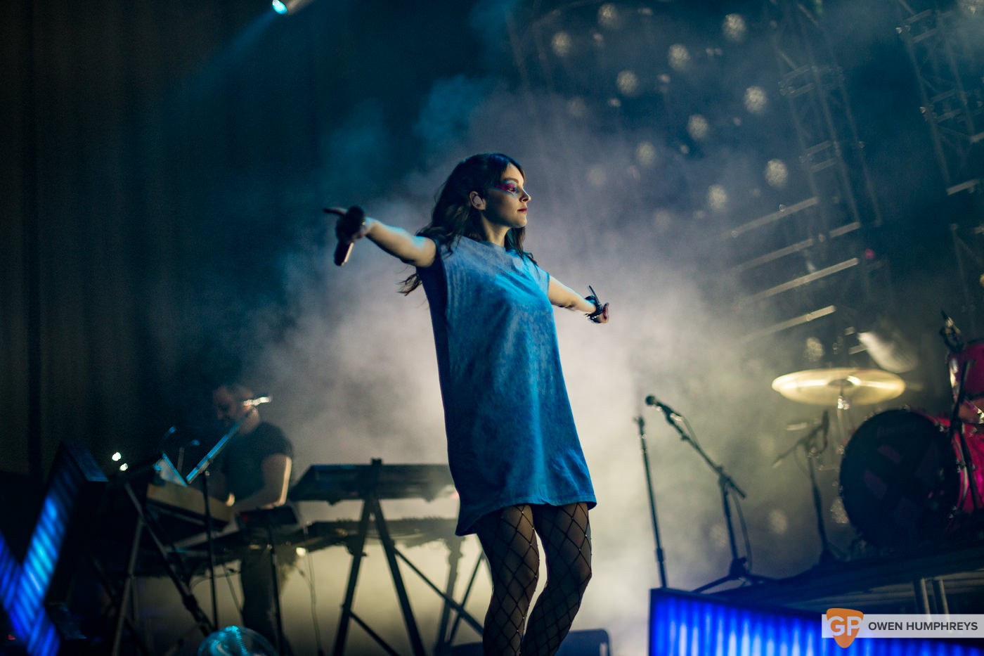 Chvrches at the Olympia Theatre. Photo by Owen Humphreys. www.owen.ie