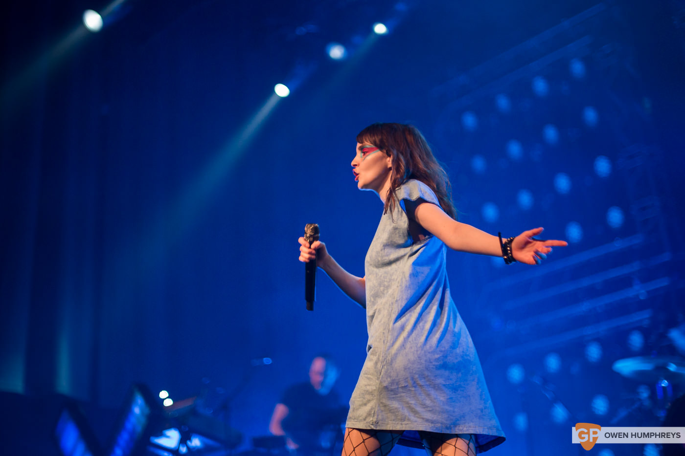 Chvrches at the Olympia Theatre. Photo by Owen Humphreys. www.owen.ie