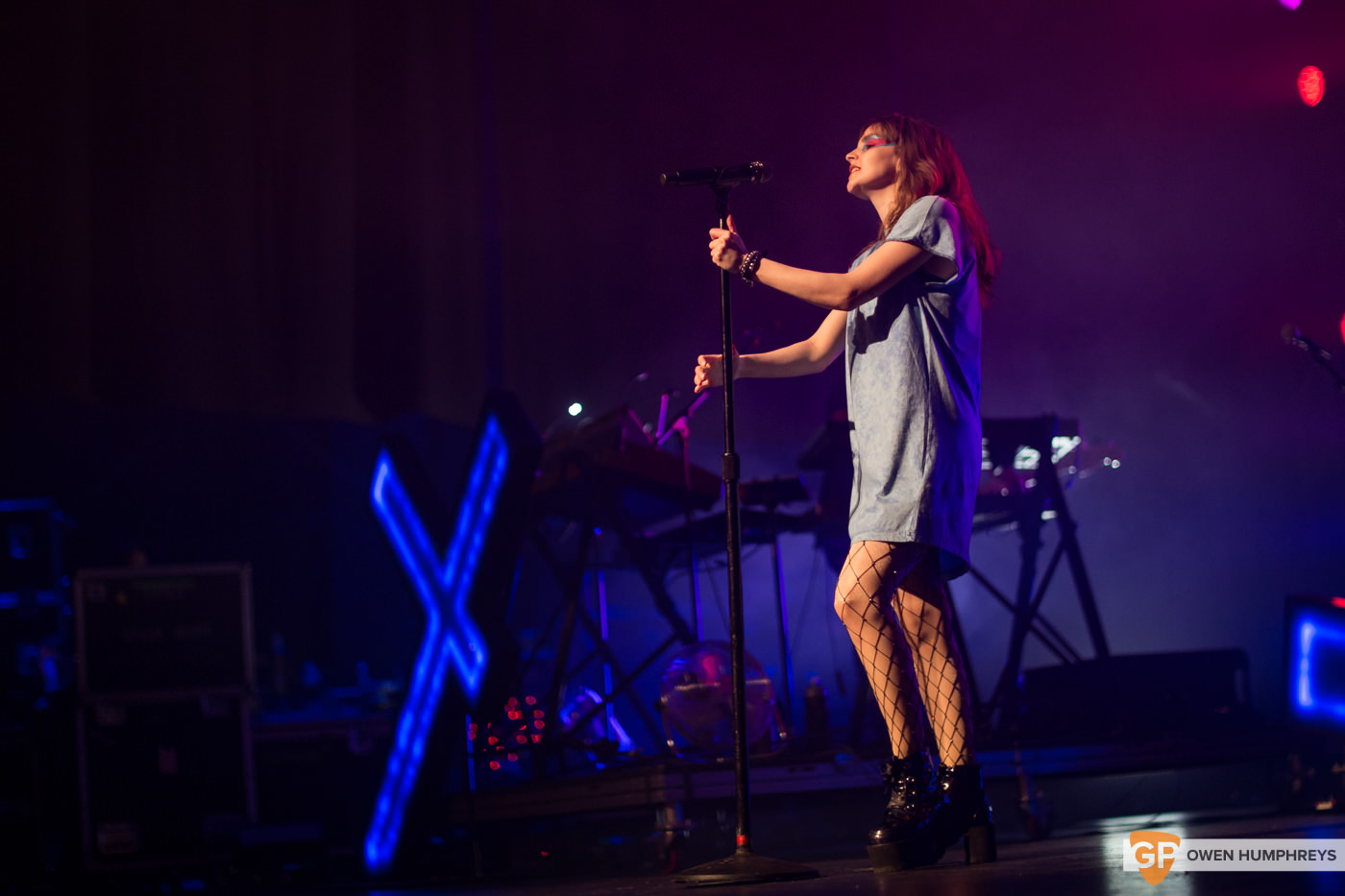 Chvrches at the Olympia Theatre. Photo by Owen Humphreys. www.owen.ie