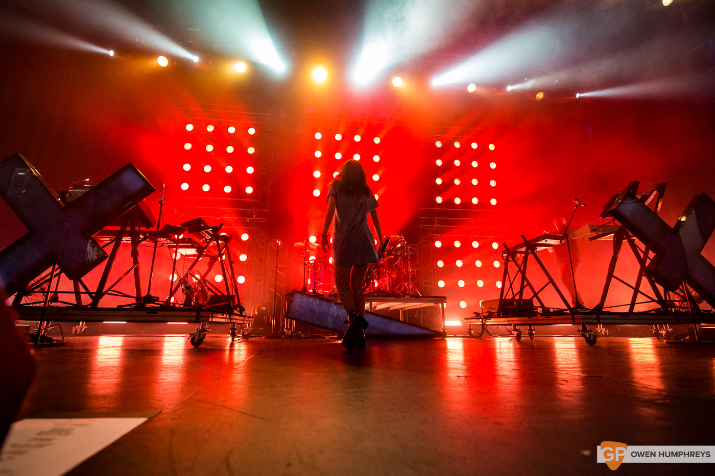 Chvrches at the Olympia Theatre. Photo by Owen Humphreys. www.owen.ie