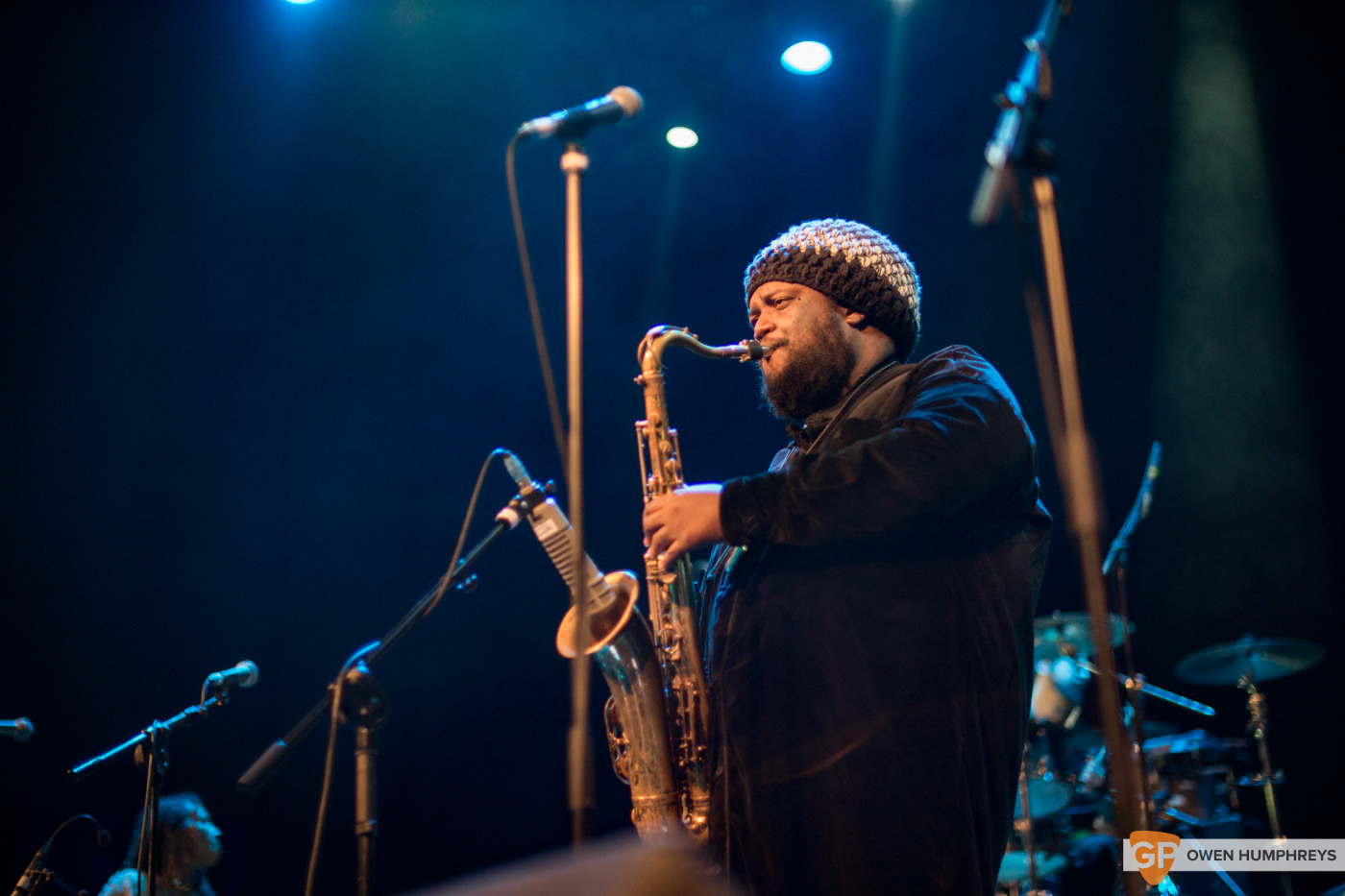 Kamasi Washington at The Olympia Theatre. Photo by Owen Humphreys. www.owen.ie