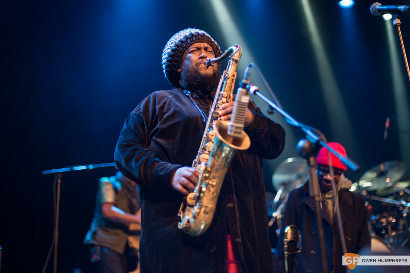Kamasi Washington at The Olympia Theatre. Photo by Owen Humphreys. www.owen.ie