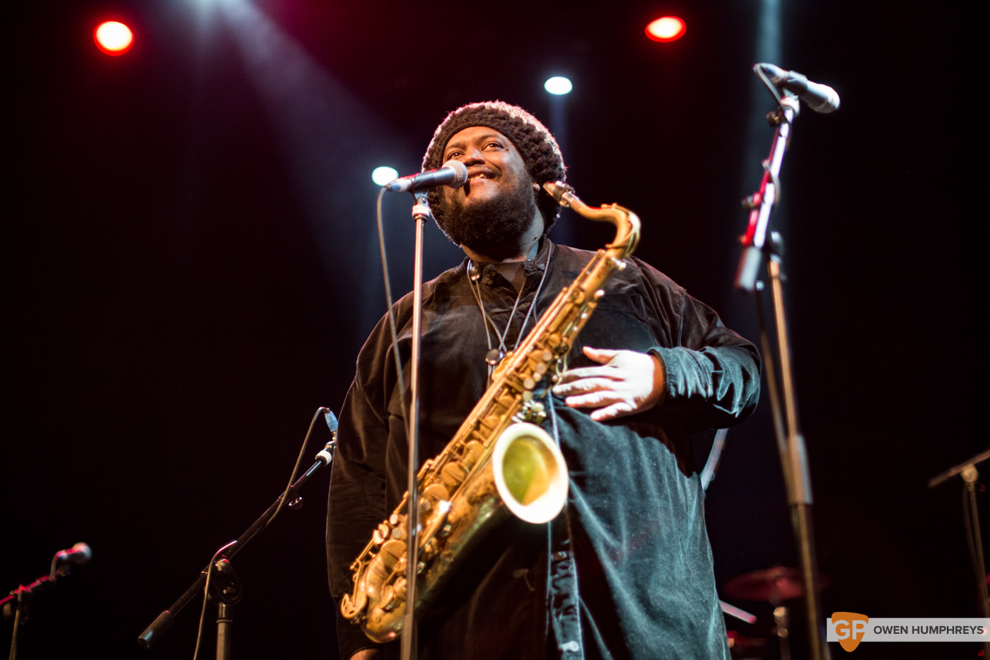 Kamasi Washington at The Olympia Theatre. Photo by Owen Humphreys. www.owen.ie