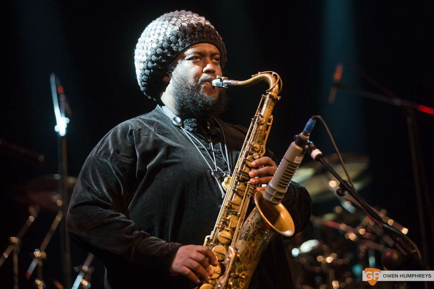 Kamasi Washington at The Olympia Theatre. Photo by Owen Humphreys. www.owen.ie