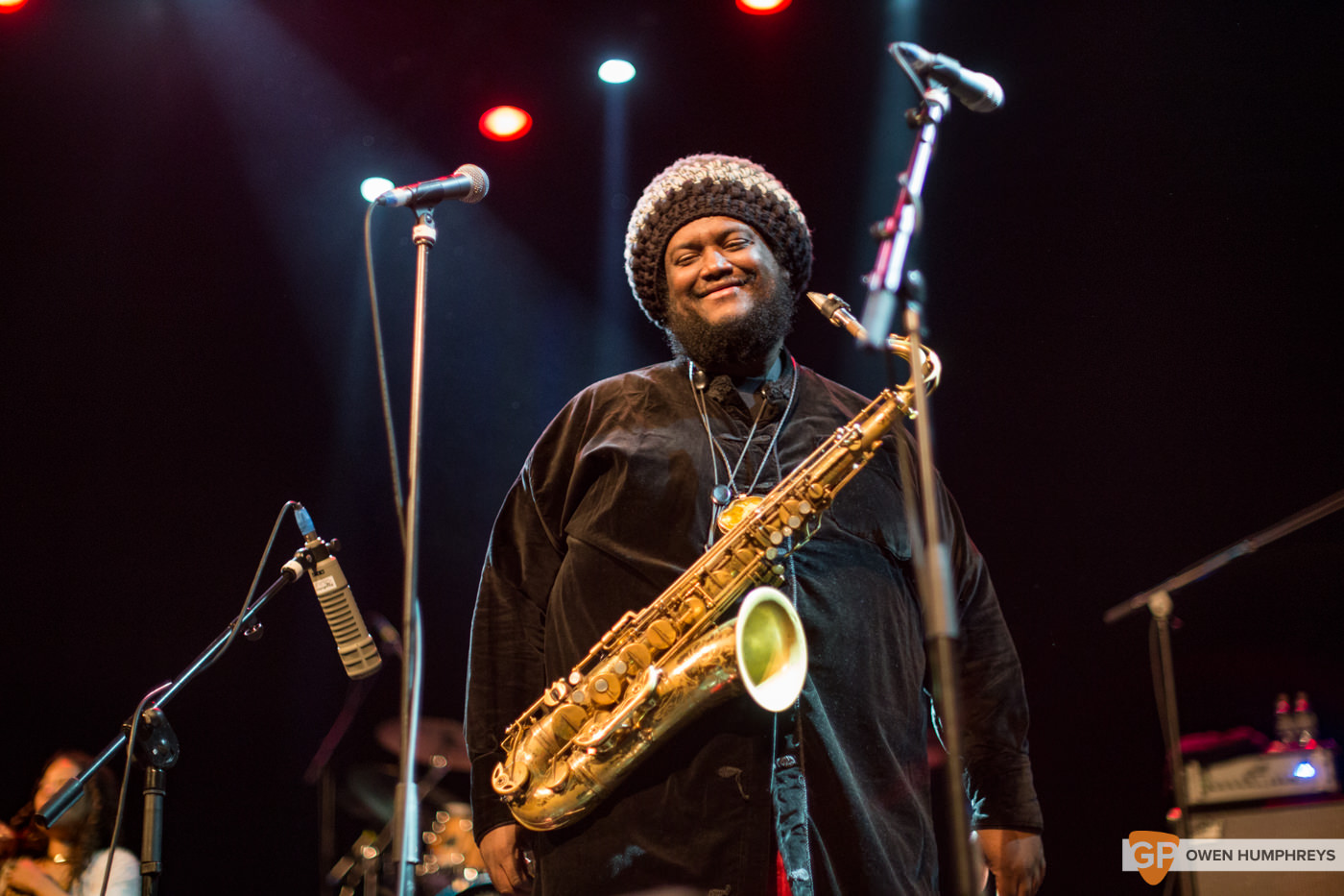 Kamasi Washington at The Olympia Theatre. Photo by Owen Humphreys. www.owen.ie