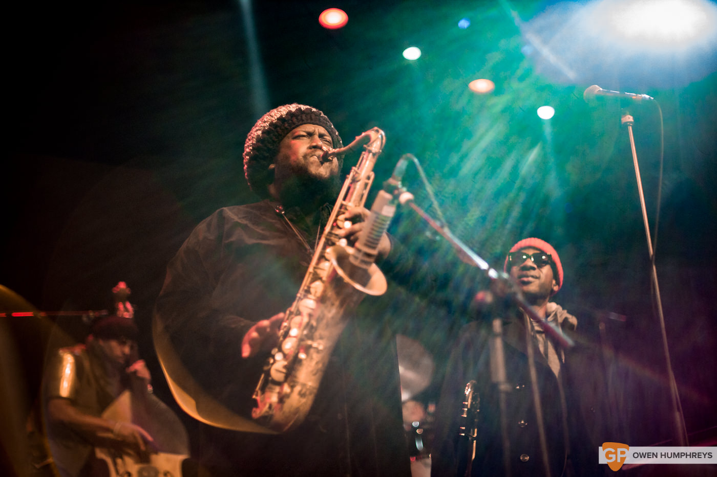 Kamasi Washington at The Olympia Theatre. Photo by Owen Humphreys. www.owen.ie