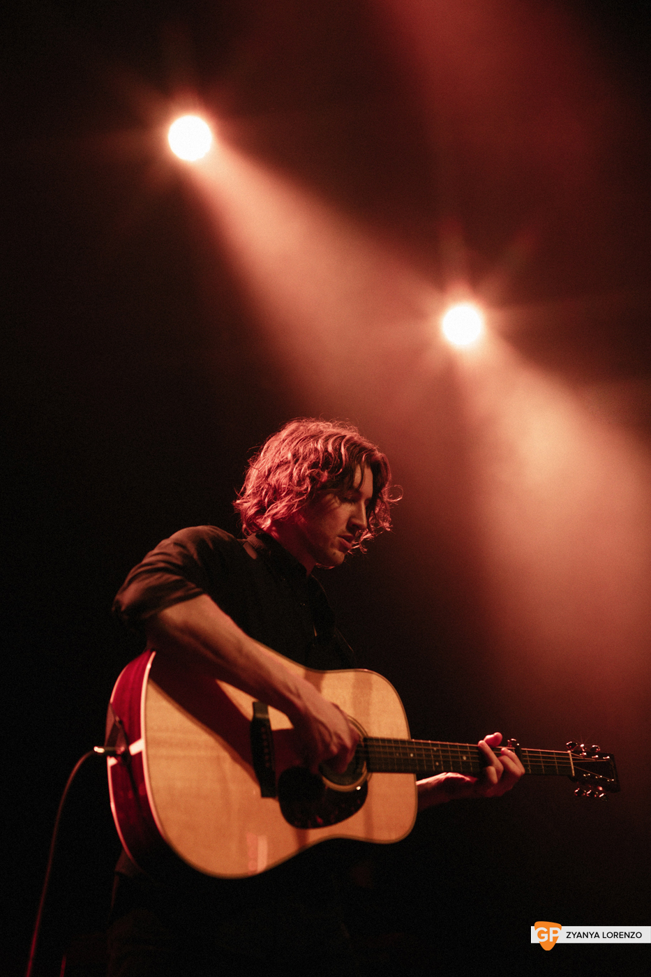 Dean Lewis live at Vicar St, Dublin. Photographed by Zyanya Lorenzo.