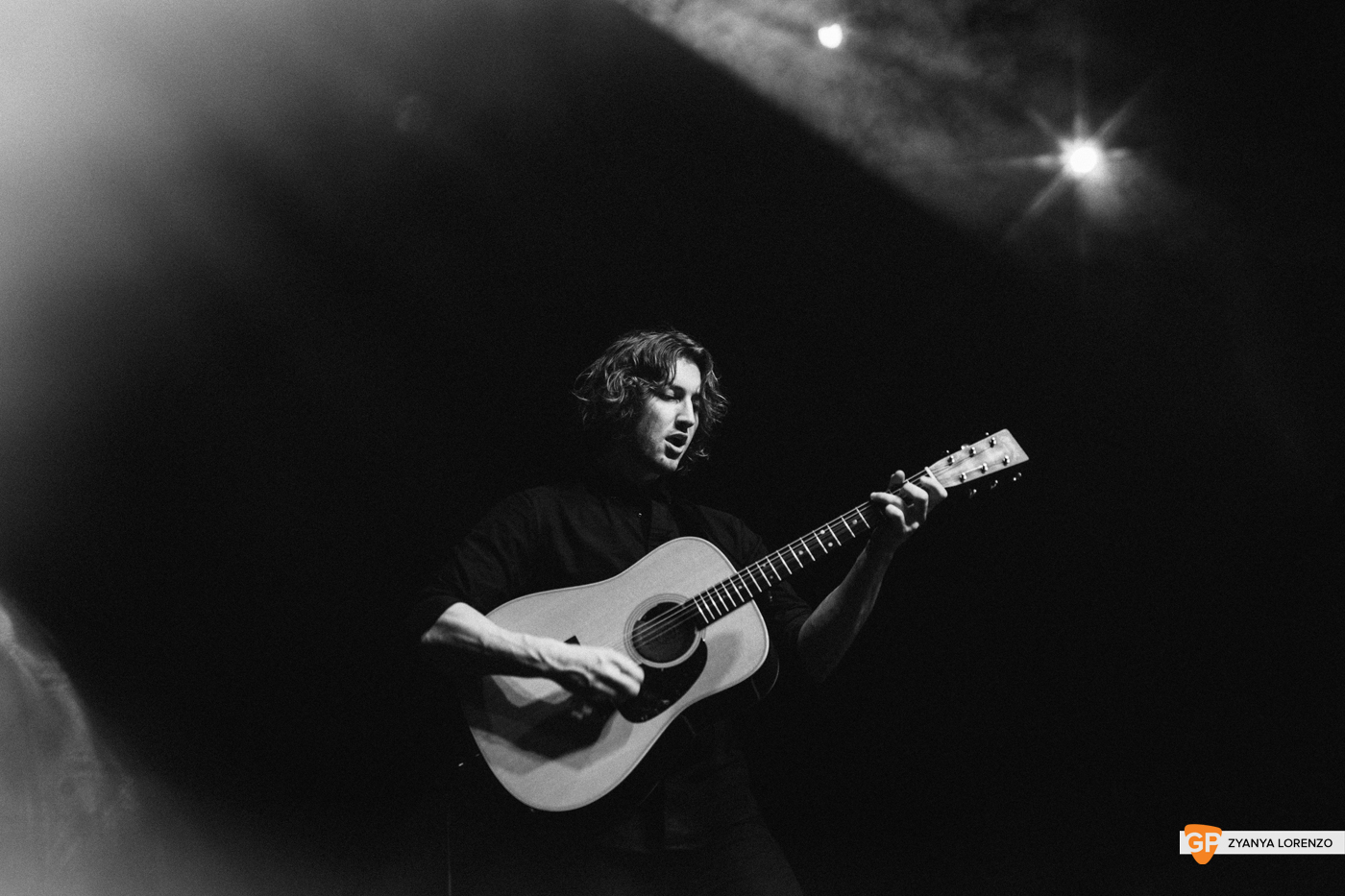 Dean Lewis live at Vicar St, Dublin. Photographed by Zyanya Lorenzo.