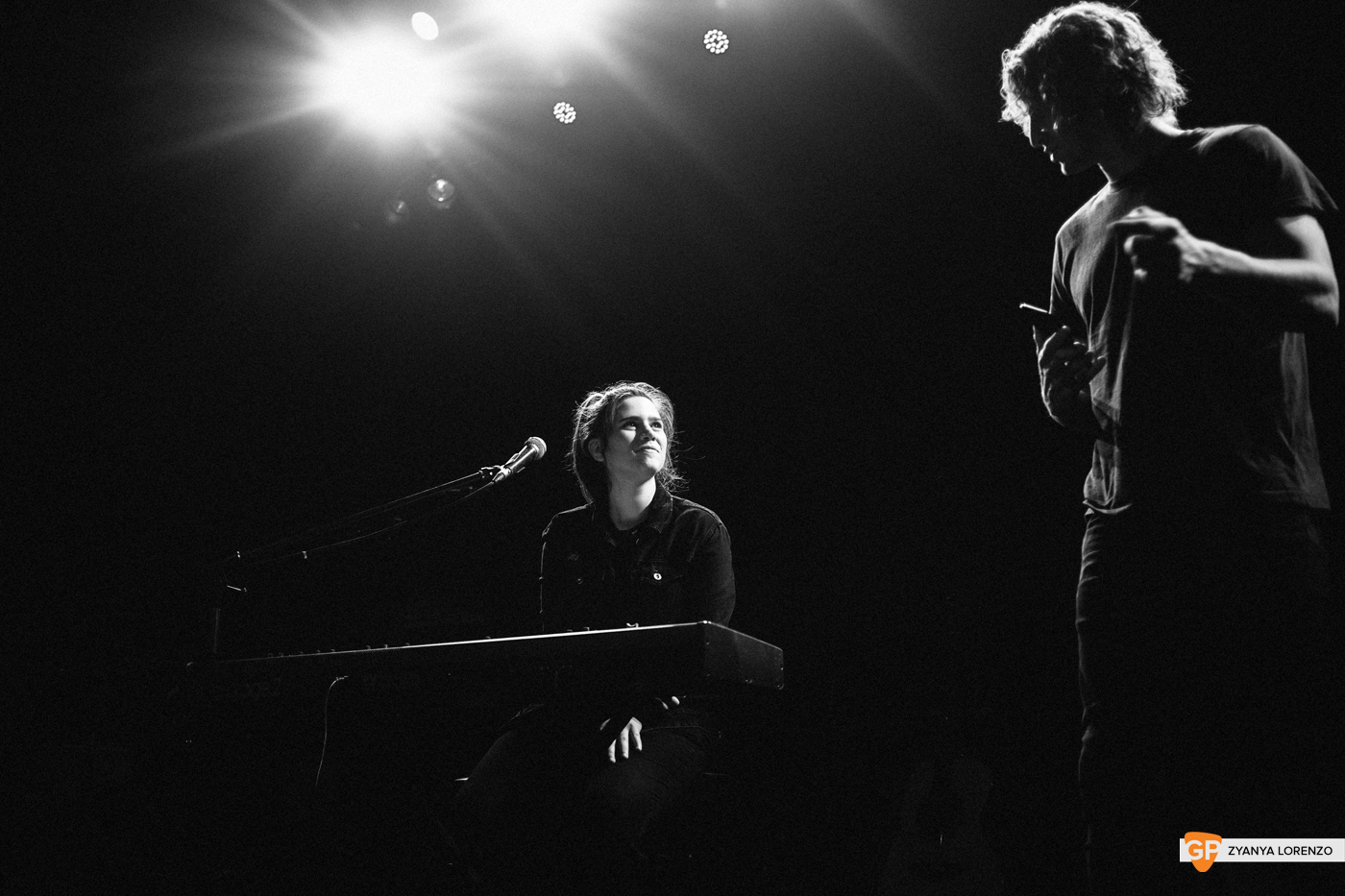LUZ supporting Dean Lewis at Vicar St, Dublin. Photographed by Zyanya Lorenzo.