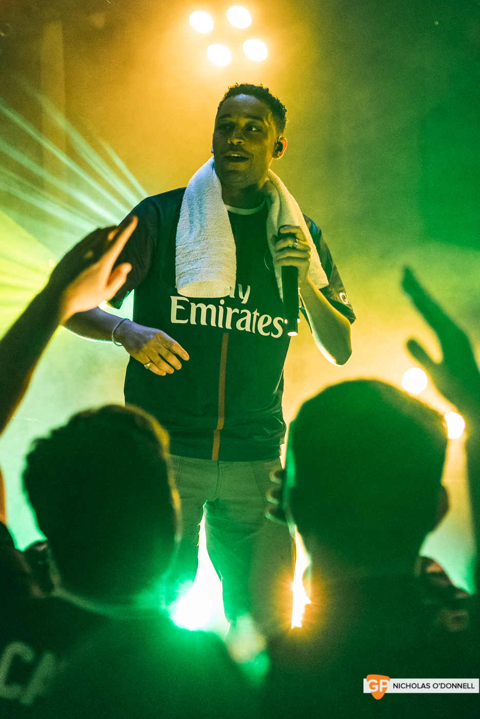 Loyle Carner performing in The Grand Social. Photographs by Nicholas O’Donnell.