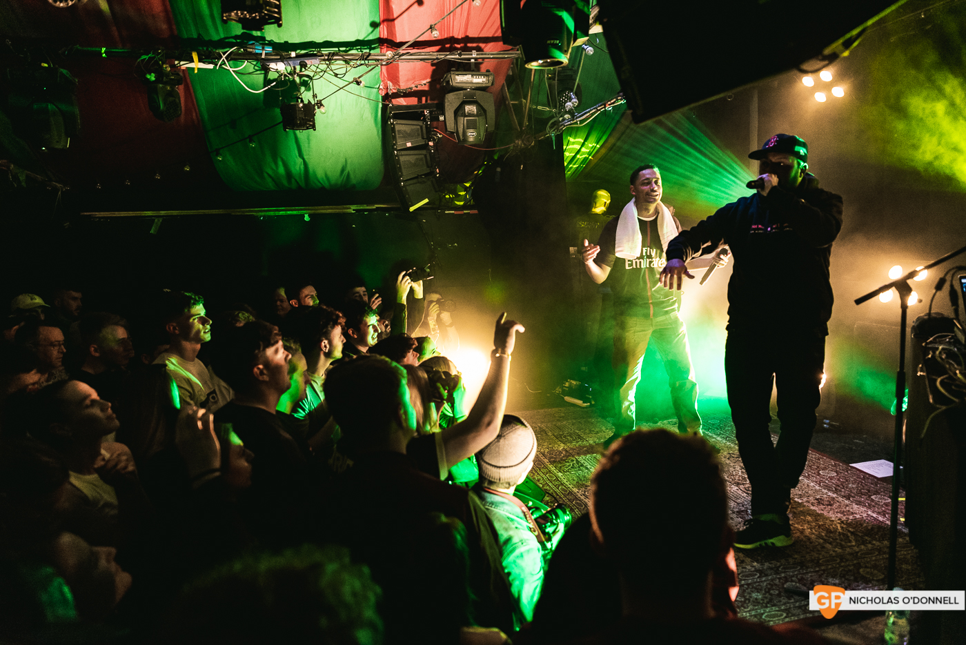Loyle Carner performing in The Grand Social. Photographs by Nicholas O’Donnell.