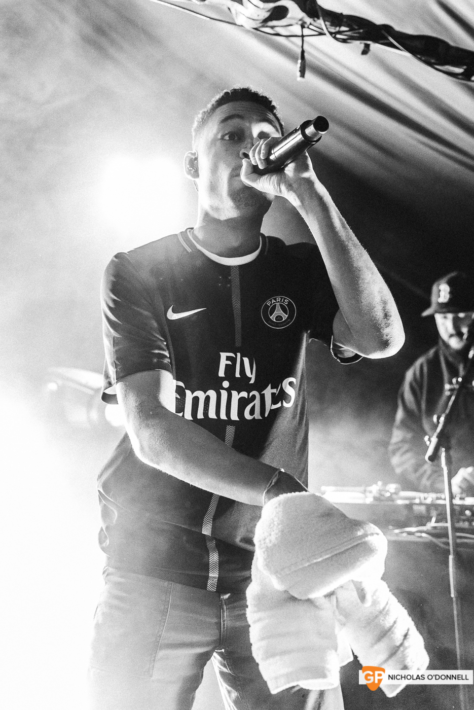 Loyle Carner performing in The Grand Social. Photographs by Nicholas O’Donnell.