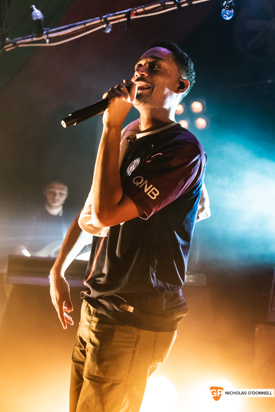 Loyle Carner performing in The Grand Social. Photographs by Nicholas O’Donnell.