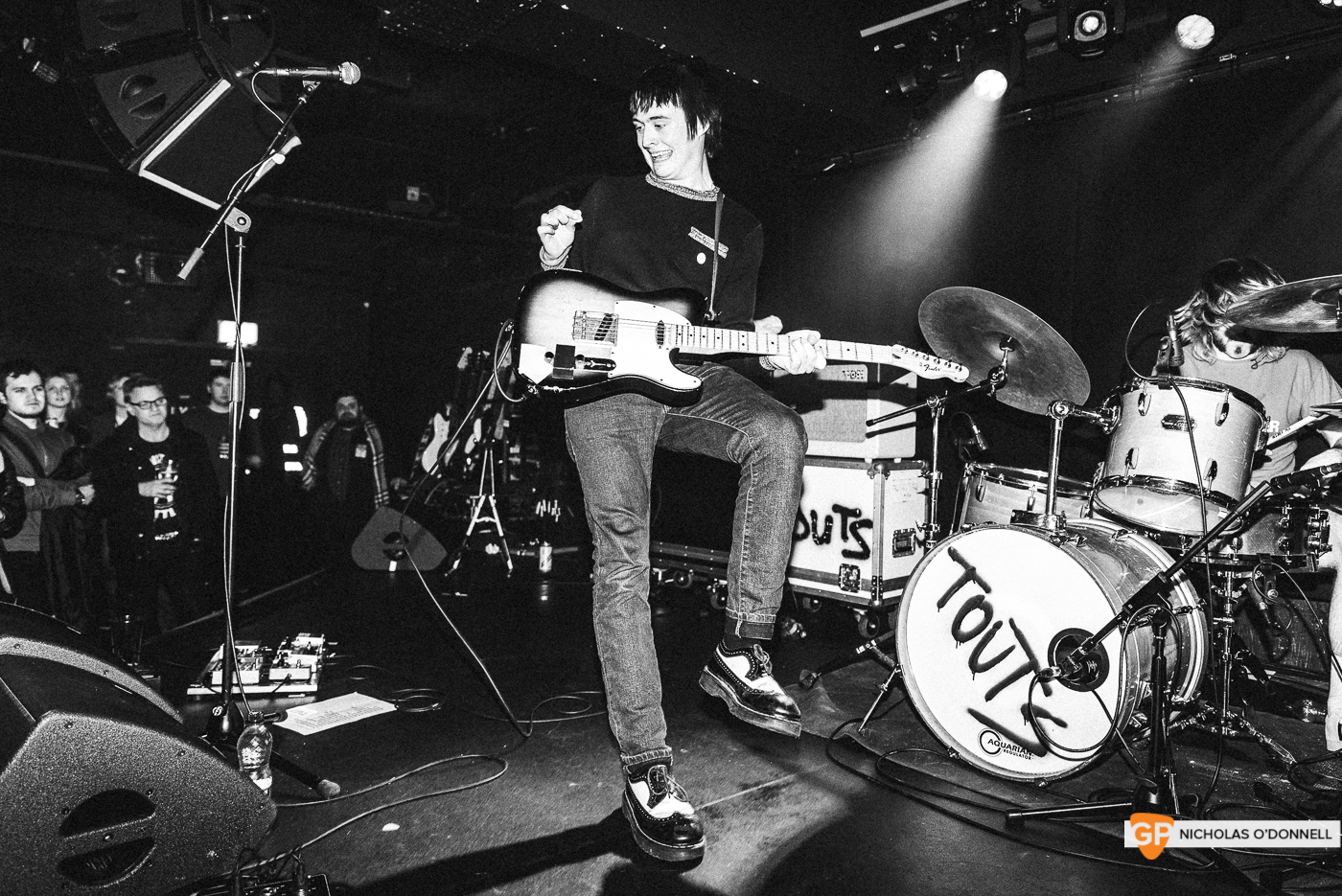 TOUTS perfroming in the Borderline, London. Photo by Nicholas O’Donnell