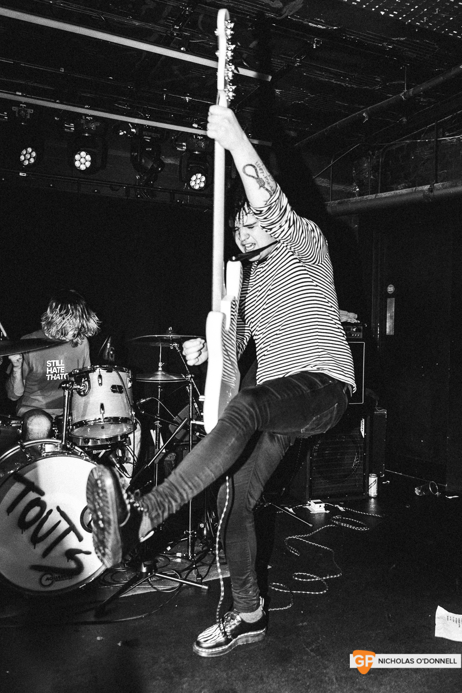 TOUTS perfroming in the Borderline, London. Photo by Nicholas O’Donnell