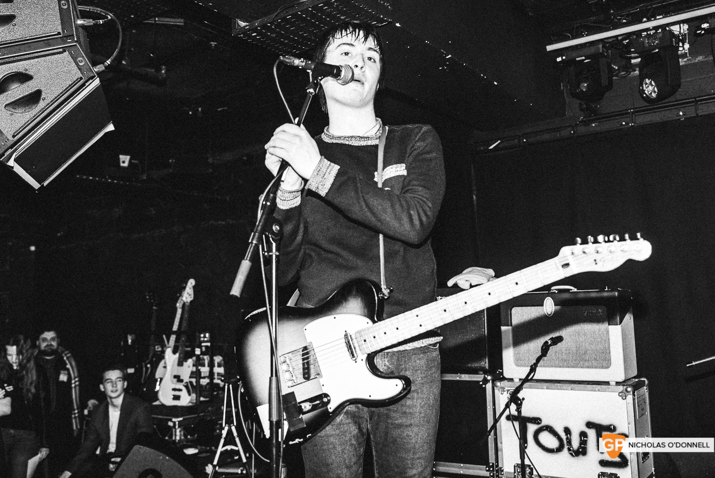 TOUTS perfroming in the Borderline, London. Photo by Nicholas O’Donnell