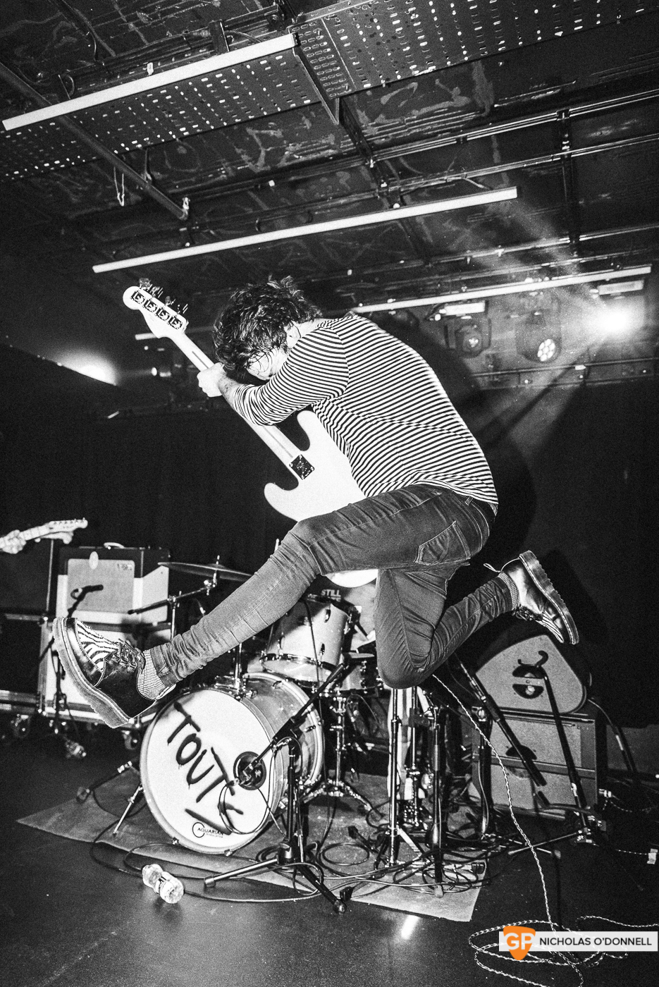 TOUTS perfroming in the Borderline, London. Photo by Nicholas O’Donnell