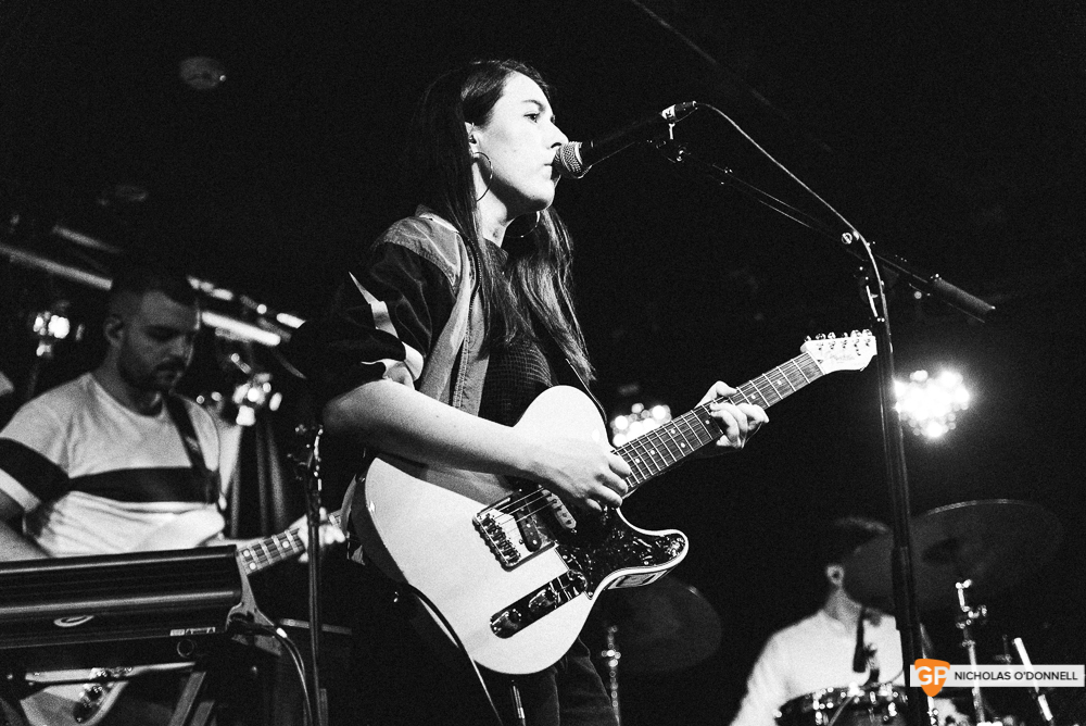 Sorcha Richardson performing in Whelan’s. Photographs by Nicholas O’Donnell.