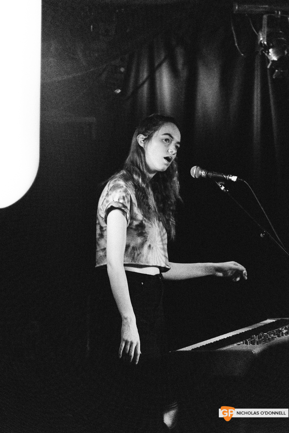 Sorcha Richardson performing in Whelan’s. Photographs by Nicholas O’Donnell.