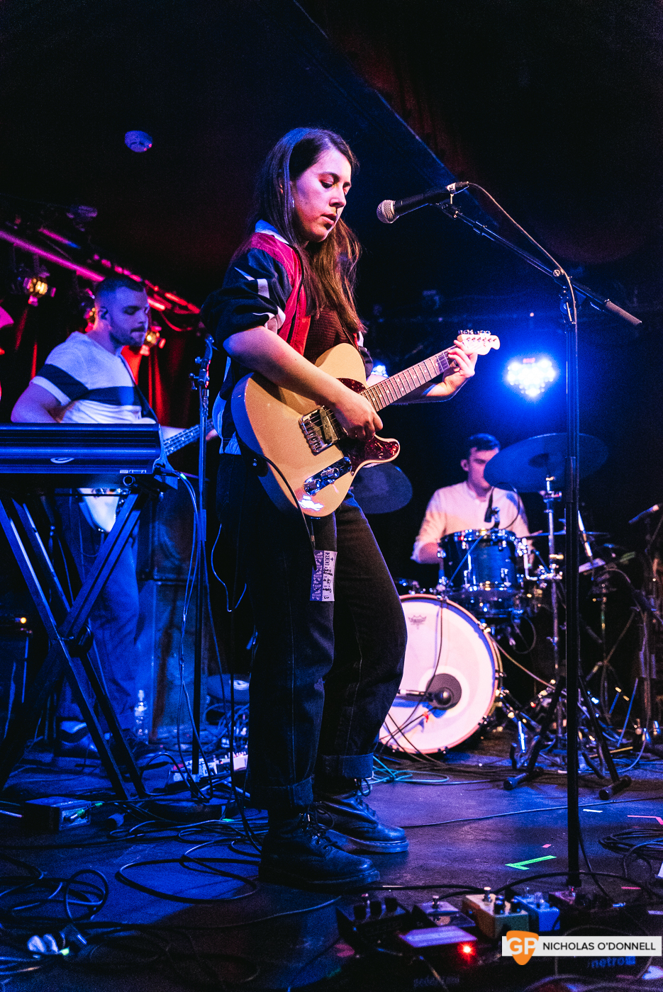 Sorcha Richardson performing in Whelan’s. Photographs by Nicholas O’Donnell.