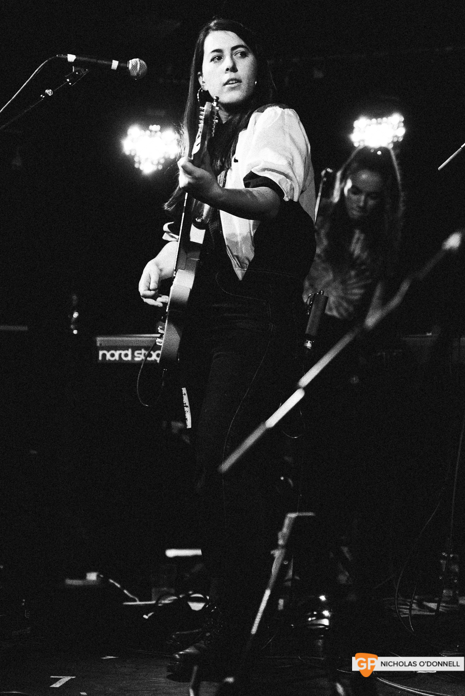 Sorcha Richardson performing in Whelan’s. Photographs by Nicholas O’Donnell.