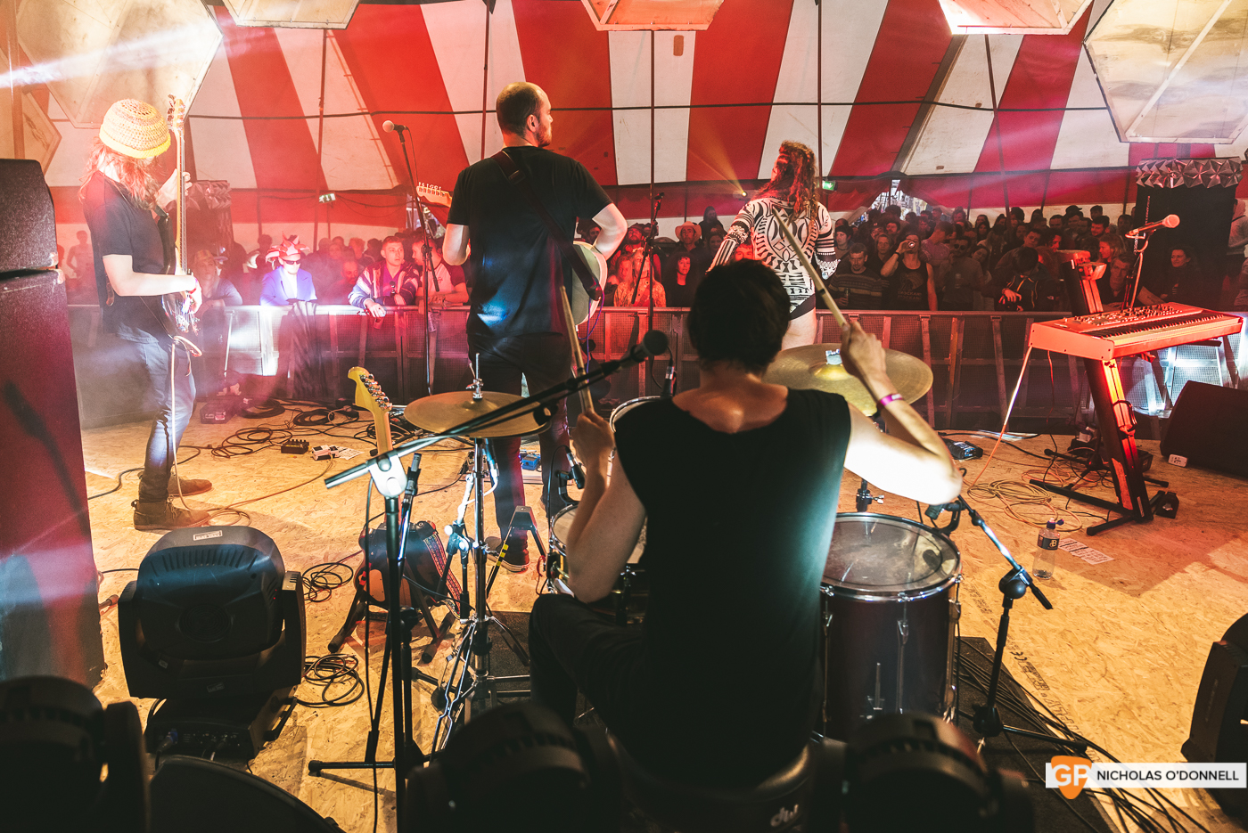 Amy Montgomery performing in Dimestone Tent at KnockanStockan 19. Photos by Nicholas O’Donnell. (5 of 8)