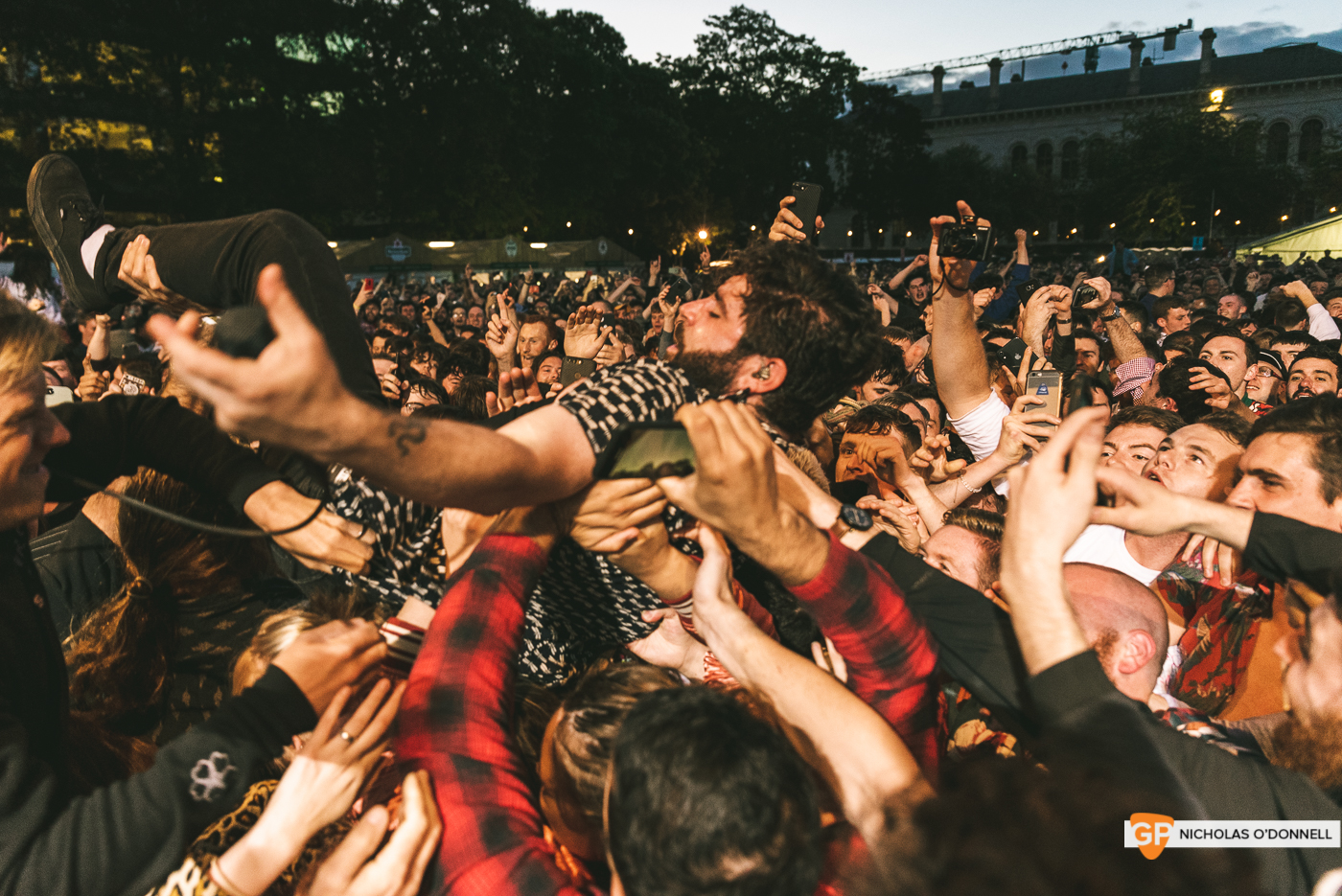 Foals performing at the Summer Series in Trinity College. Photographs by Nicholas O’Donnell. (16 of 19)