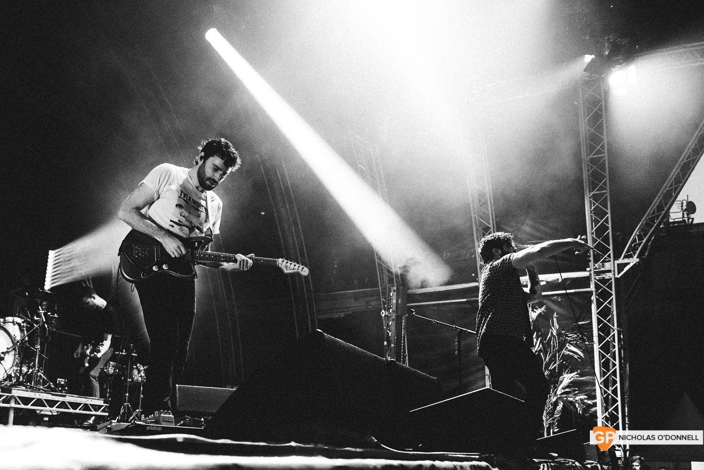 Foals performing at the Summer Series in Trinity College. Photographs by Nicholas O’Donnell. (17 of 19)