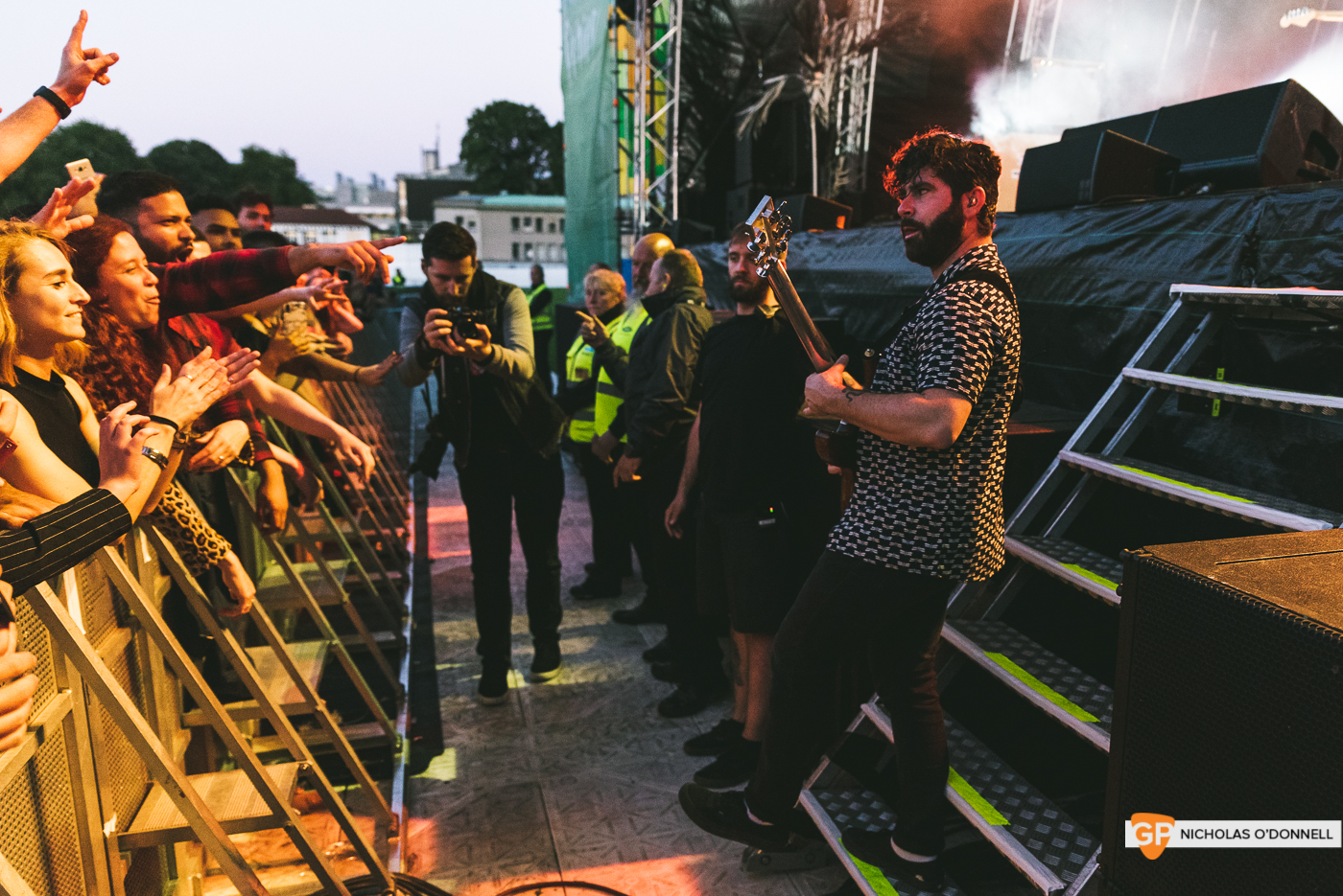 Foals performing at the Summer Series in Trinity College. Photographs by Nicholas O’Donnell. (2 of 19)