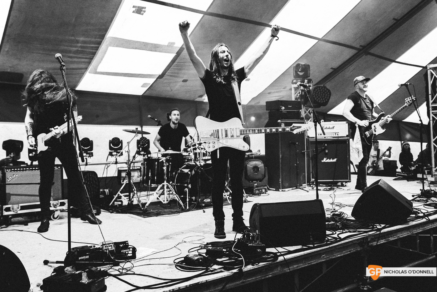 Jailbirds performing in Dimestone Tent at KnockanStockan 19. Photos by Nicholas O’Donnell. (3 of 8)