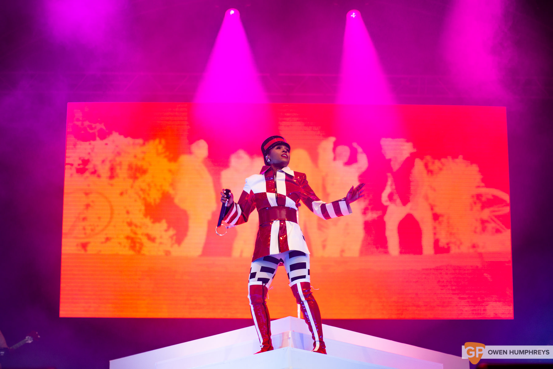 Janelle Monae at Trinity College. Photo by Owen Humphreys. www.owen.ie