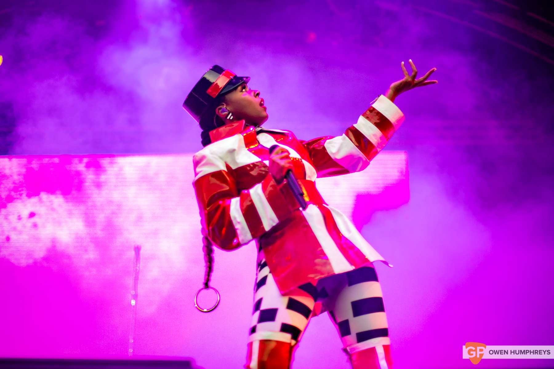 Janelle Monae at Trinity College. Photo by Owen Humphreys. www.owen.ie