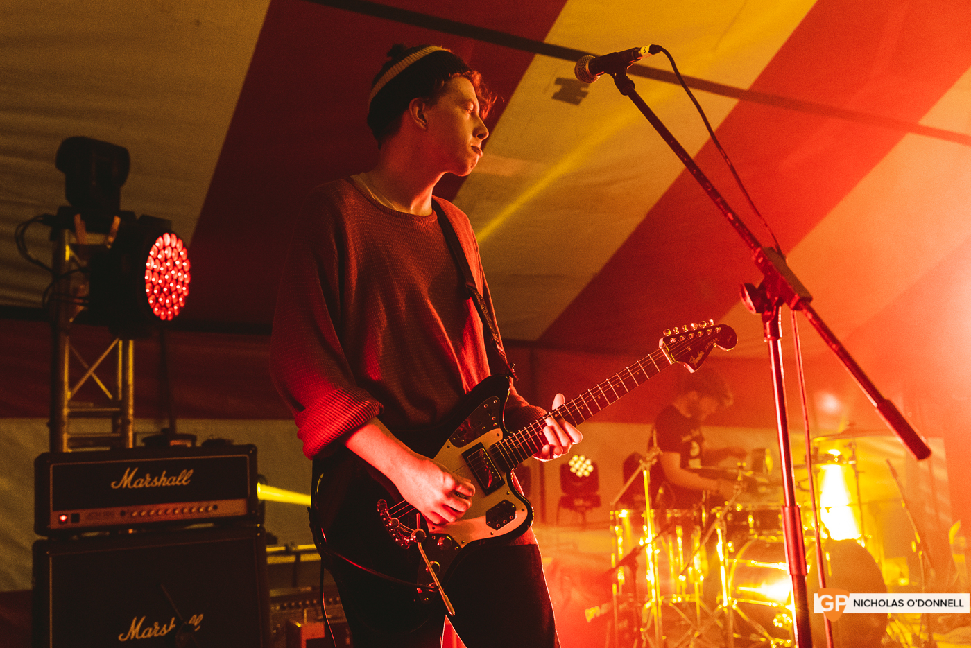 Just Musturd performing on the Dimestore stage at KnockanStockan 19. Photos by Nicholas O_Donnell. (4 of 6)