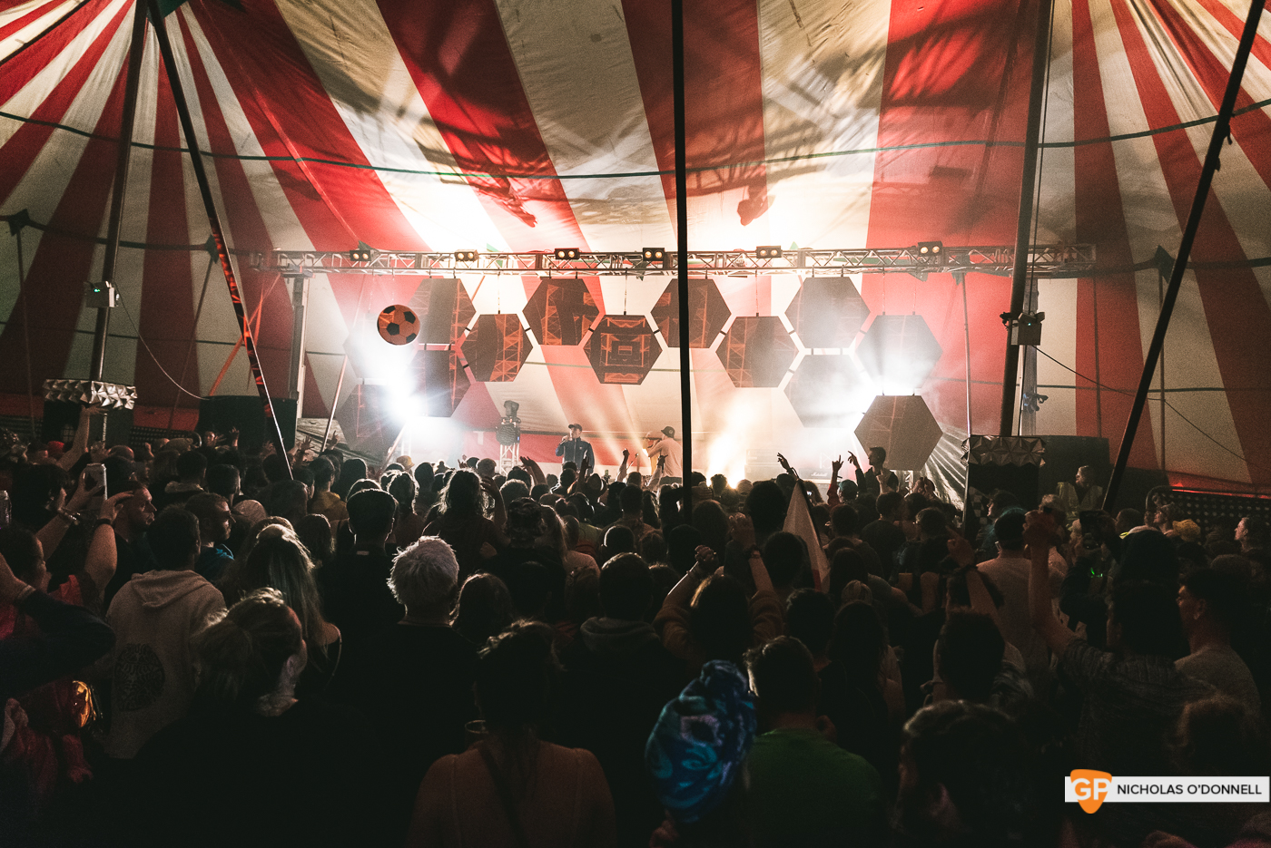 KNEECAP performing on the Dimestore stage at KnockanStockan 19.