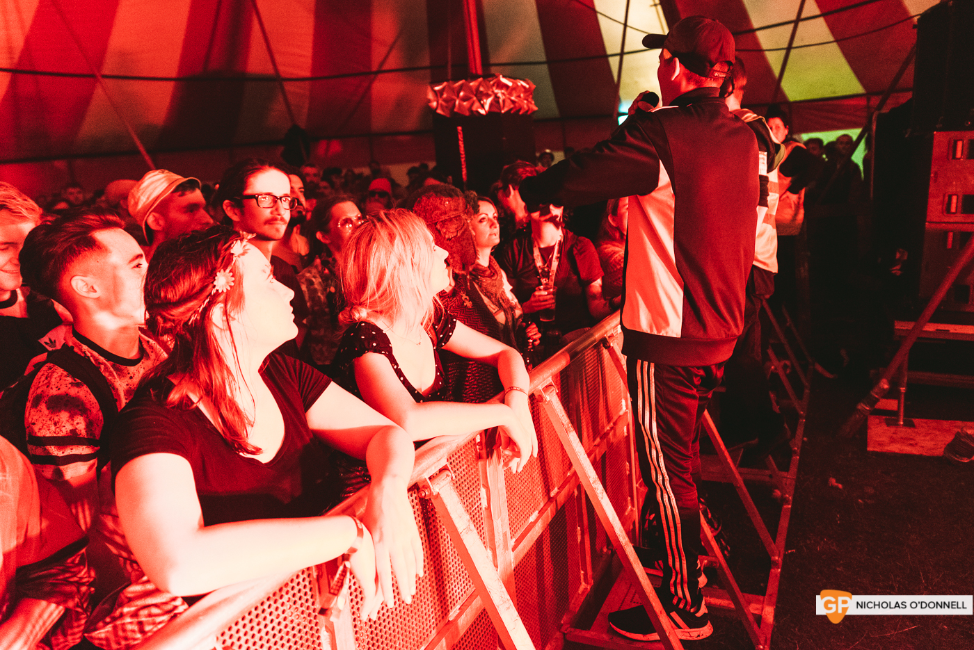 KNEECAP performing on the Dimestore stage at KnockanStockan 19.