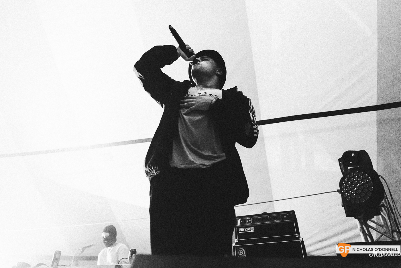 KNEECAP performing on the Dimestore stage at KnockanStockan 19.